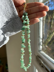 Aventurine Beaded Phone Charm
