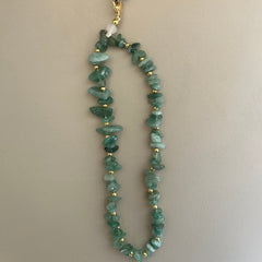 Aventurine Beaded Phone Charm