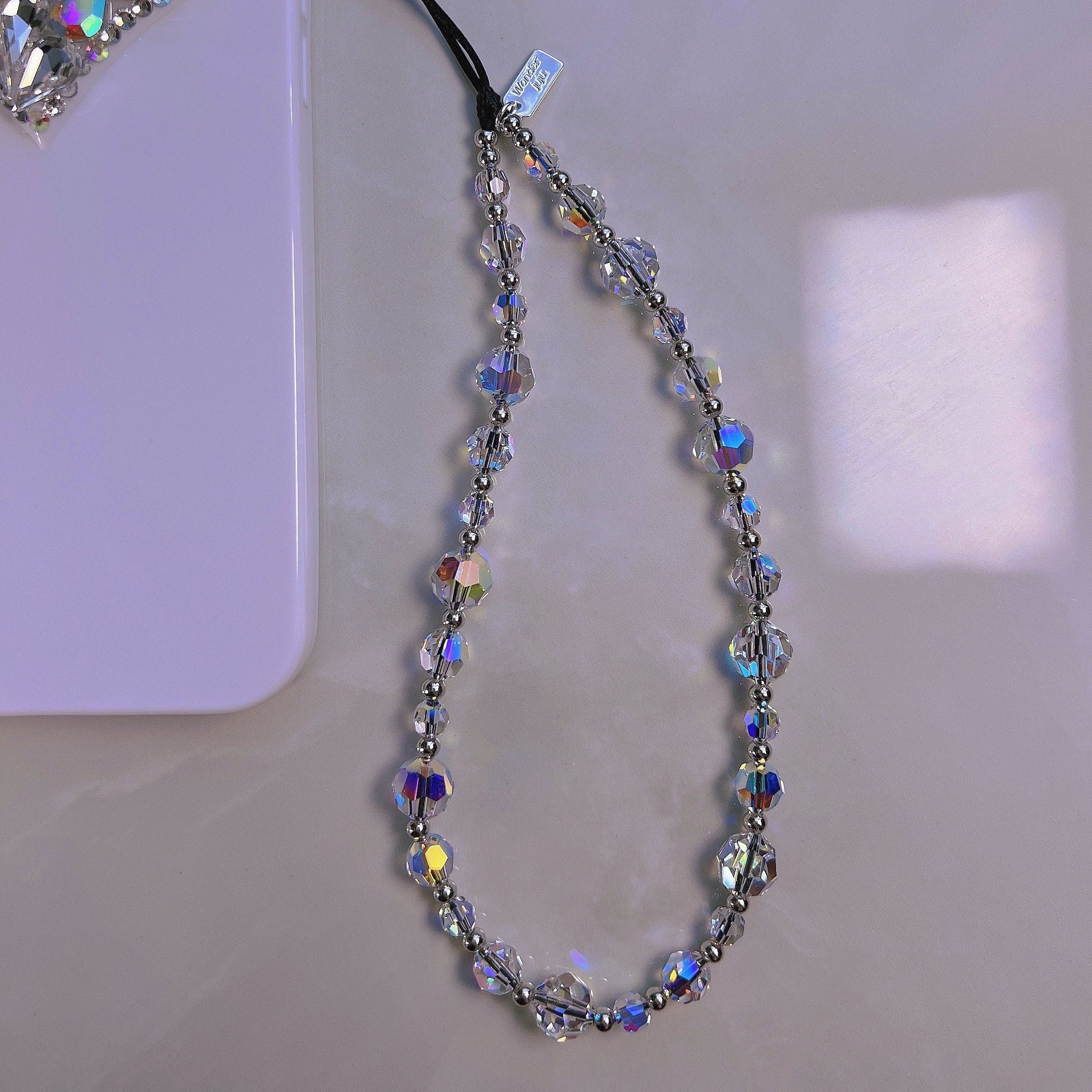 Swarovski Crystal Phone Charm Wrist Strap Lanyard