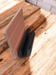 Dual Laptop & Tablet Vertical Stand: Space-Saving Desk Organizer