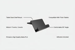 Universal Tablet Desk Shelf/Monitor Stand Mount