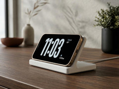 Minimalist Magnetic Phone Dock Compatible with MagSafe, Multi-Device Charging Station