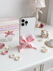 Pink Bow Phone Stand - 3D Printed Smartphone Holder