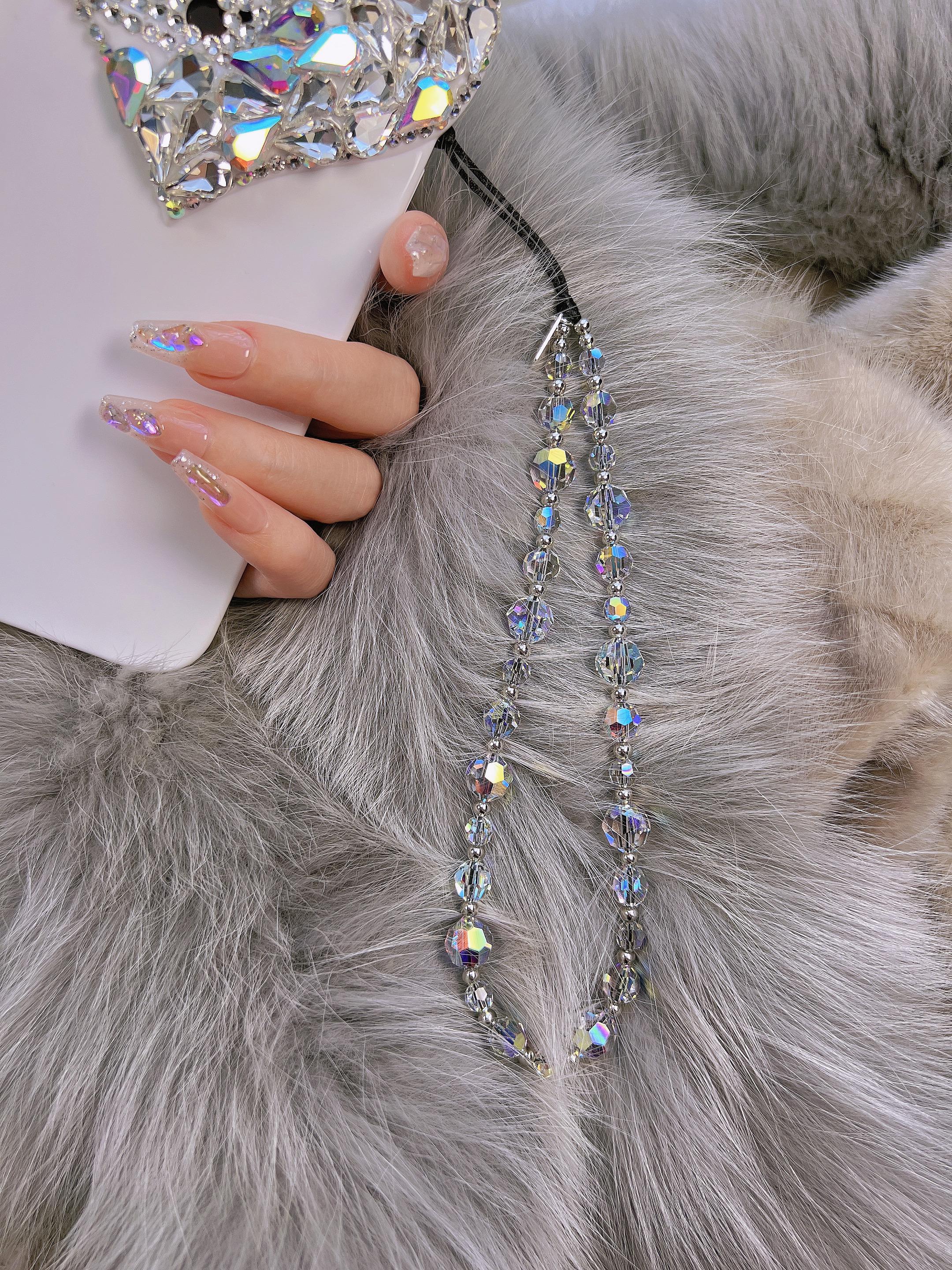 Swarovski Crystal Phone Charm Wrist Strap Lanyard