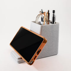 Phone Stand with Accessory Slots