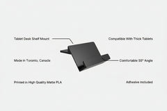 Universal Tablet Desk Shelf/Monitor Stand Mount